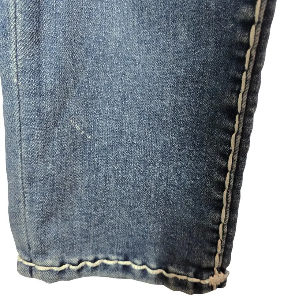 Men's True Religion Blue Rocco Relaxed Skinny Denim Jeans Size 30